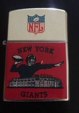 Vintage 1963 York Giants Nfl Zippo Lighter