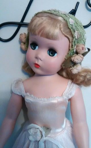 Vintage Madame Alexander Bridesmaid Doll 17 " Hp Rosamund Maggie Face