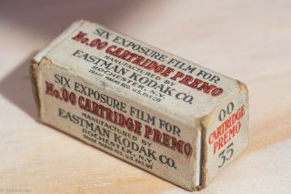 Antique Kodak No.  00 Cartridge Premo Film Expires 1918
