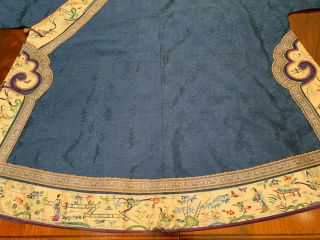 An Chinese Qing Dynasty Woven Silk Robe. 2
