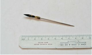 18/19th.  C Brass Miniature Forceps For Folding Pocket Microscope
