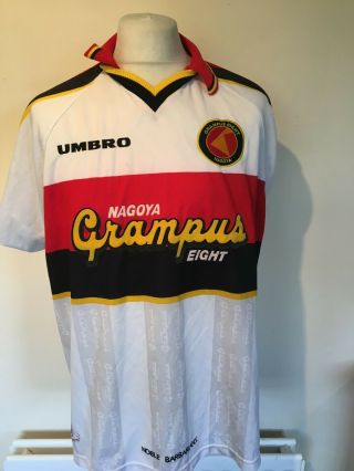 Vintage Rare Nagoya Grampus Eight 1996 - 98 Away Football Shirt Xl Mens Umbro