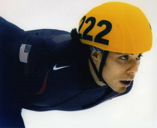 Apollo Ohno Usa Winter Olympics 8x10 Sports Photo (n)