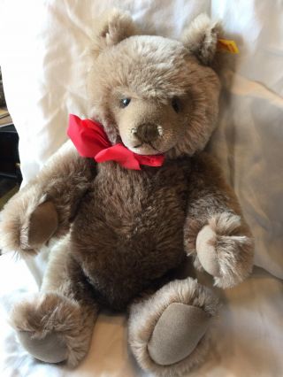 Large Steiff Teddy Bear 15” From Estate