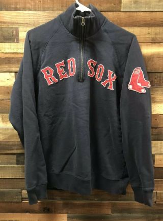 Mens 47 Forty - Seven Brand Boston Red Sox Full Zip Sweatshirt/jacket Size L Euc