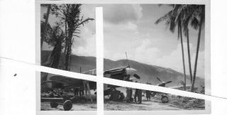 && 1944 Raaf Photo - Curtiss P - 40 Kittyhawk Ga - ? 75.  Sqd,  C - 47 Visible