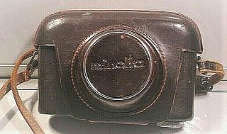 Minolta A 5 35 Mm Film Camera 1:2.  8 45 Mm Lens - Vintage - Pre - Owned W/ Case
