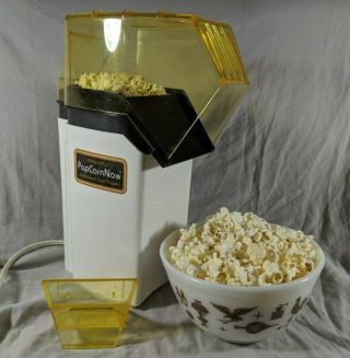 Presto Popcorn Now Continuous Corn Popper Vintage 1978 Can Roast Coffee As Well