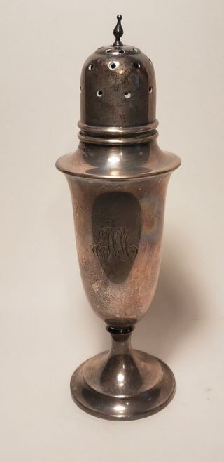 Antique Sterling Silver Shaker - S Kirk & Sons - - 7 In - Heavy - 5.  3 Ozt - 17 - Nr