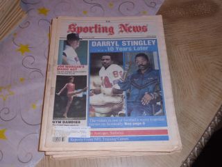 August 15,  1988 The Sporting News Newspaper - Boston Red Sox Joe Morgan