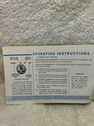 1965 Chevrolet Owner ' s Guide,  operation and care of the folding top 2