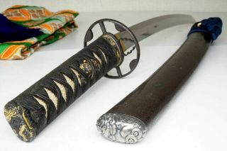 Daimyo Registry: Japanese Wakizashi Sword " Kiyomitsu清光 " Samurai Katana Nihonto