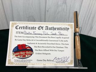 ⚾authentic Boston Red Sox Fenway Park Seat Wooden Made Pen Ortiz Williams ⚾