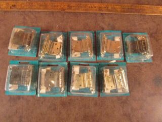 Set Of 9 Pairs Of T - 7638 - 3 Vintage Amerock Hinges Kitchen Cabinet Cupboards