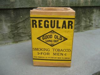 Vintage Regular Good Old Long Cut Tobacco Humidor Box
