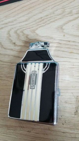 Vintage Ronson De - Light Mastercase Lighter Cigarette Case