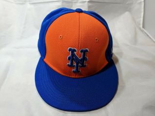 Ny Mets Babeball Hat Oc Sports Team Mlb Osfm Orange Blue Flat Bill York