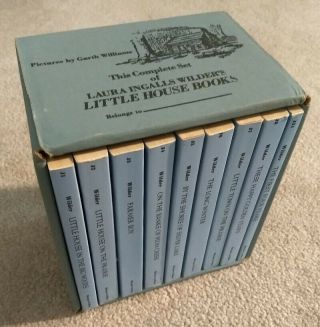 Vintage 1971 Little House On The Prairie 9 Book Boxed Set Nm Unread