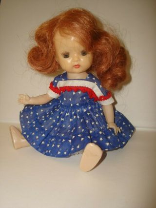 Vtg 1955 Muffie Doll Diamond Dress 503 Fit Mdm Alexander/ginny Vogue/ginger/8 "