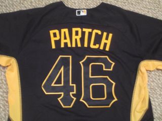 Curtis Partch Size 48 46 2016 Pittsburgh Pirates Game Jersey Pre Game Bp