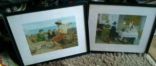 Antique Prints Between Two Fires F D Millet And The Boyhood Of Raleigh