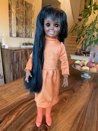 Ideal Chrissy Doll African American Black Vintage