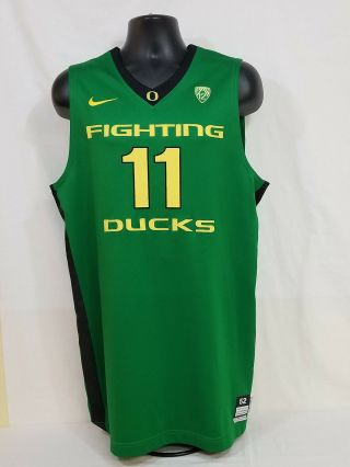 2012 - 2013 Oregon Fighting Ducks Team Issued Basketball Jersey Men 