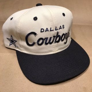 Dallas Cowboys Vintage 90s Snapback Hat One Size Fits All Team Nfl Football