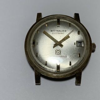 Estate Purchased Vintage Men’s Wittnauer Electronic 10k Gold Filled Wrist Watch 3