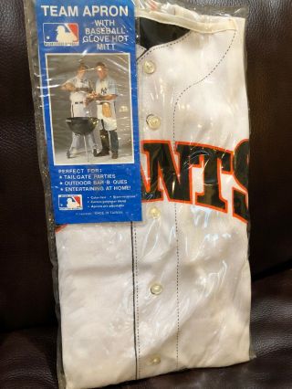 Sf Giants Team Apron With Baseball Glove Hot Mitt And Pictures