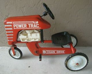 Vintage Amf Power Trac 502 Pedal Tractor Chain Drive Hard To Find