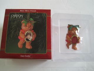 Carlton Cards Ornament Lucy Locket Beary Merry Friends Vintage