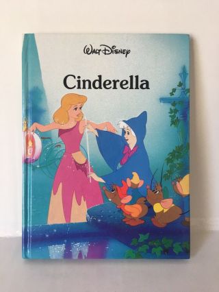 Walt Disney Classic Series Cinderella Book Vintage 1986