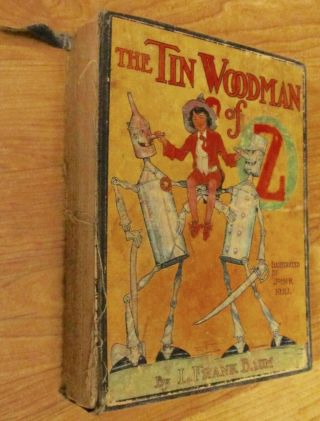 1918 The Tin Woodman Of Oz L.  Frank Baum Illus.  Neill Color & Bw Prints Rare