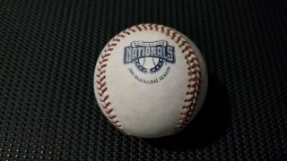 Official 2005 Mlb Washington Nationals Inaugural Season Baseball - In Game