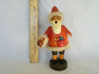 Vintage / Antique German Christmas Santa Claus Smoker Incense Burner Figure (8 ")