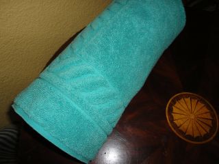 Vintage Castle By Dundee Tradition Thick Teal Step Out Bath Mat 25 X 36