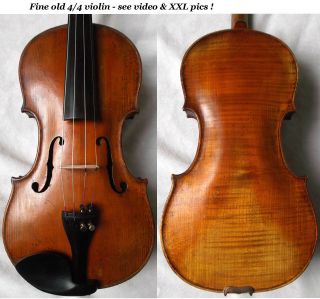 Fine Old German Master Violin - See Video - Antique Violino バイオリン скрипка 小提琴 173