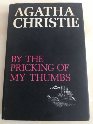 By The Pricking Of My Thumbs Agatha Christie Vintage 1968 Hcdj Bce
