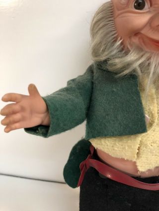 Vintage LARRY The Lucky LEPRECHAUN Elf Gnome Crolly DOLL made in IRELAND 3