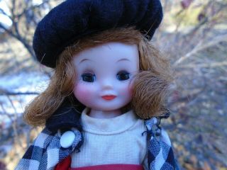Vintage 1950s American Character 8 " Betsy Mccall Doll In Town & Country