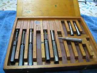 Vintage.  30 Cal U.  S.  Govt Insp Checks Us Army Calibration Tools In Wood Box