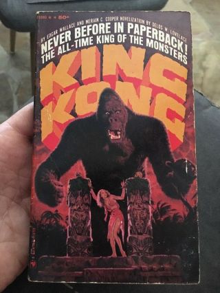 King Kong 1st Pb Ed,  Bantam 1965 Delos Lovelace,  Edgar Wallace Collectible