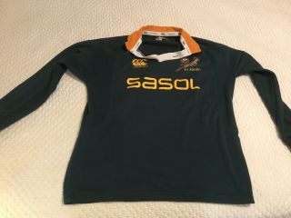 Vintage South African Rugby,  Polyester/cotton Blend,  Size Xl,