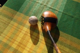 Vintage Antique St Andrews Golf Co Fancy Face Hickory Shaft Era Golf Club Spoon
