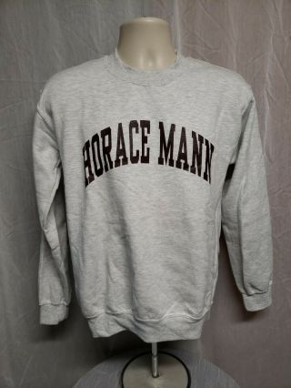 Horace Mann School Adult Small Gray Sweatshirt