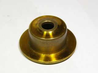 Microscope Part: Condenser (?) Table (?) Stage (?).  Antique Brass Vintage