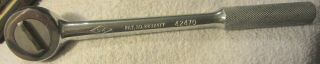 Vintage Sk S - K Tools 1/2 " Drive 10 " Fine Tooth Ratchet 42470 Usa,  Socket Wrench