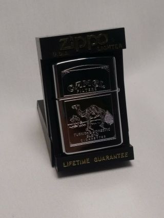 Vintage Zippo Lighter Advertising Camel Filters Cigarettes