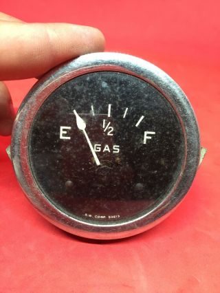 Vintage Stewart Warner Sw Fuel Gauge